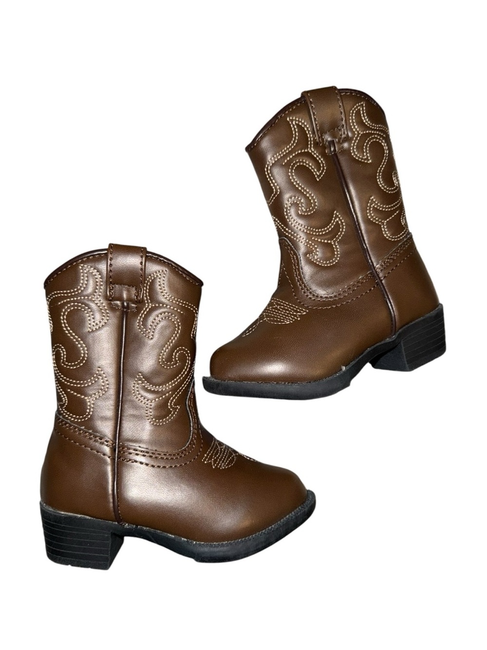 Canyon Trails Cowboy-Cowgirl Boots unisex Vegan leather, stylish stitched design